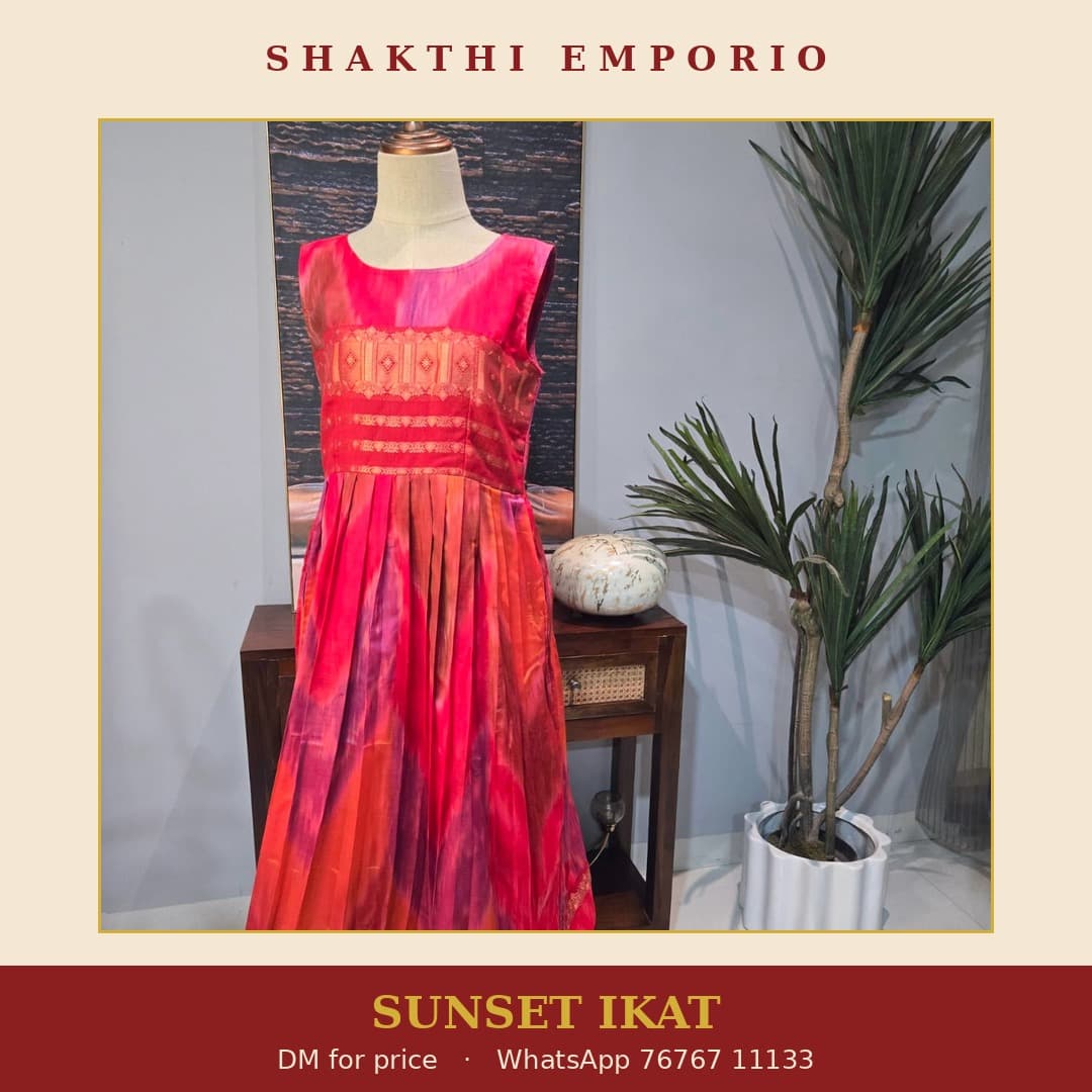 Ivory Temple Border Saree from Shakthi Emporio