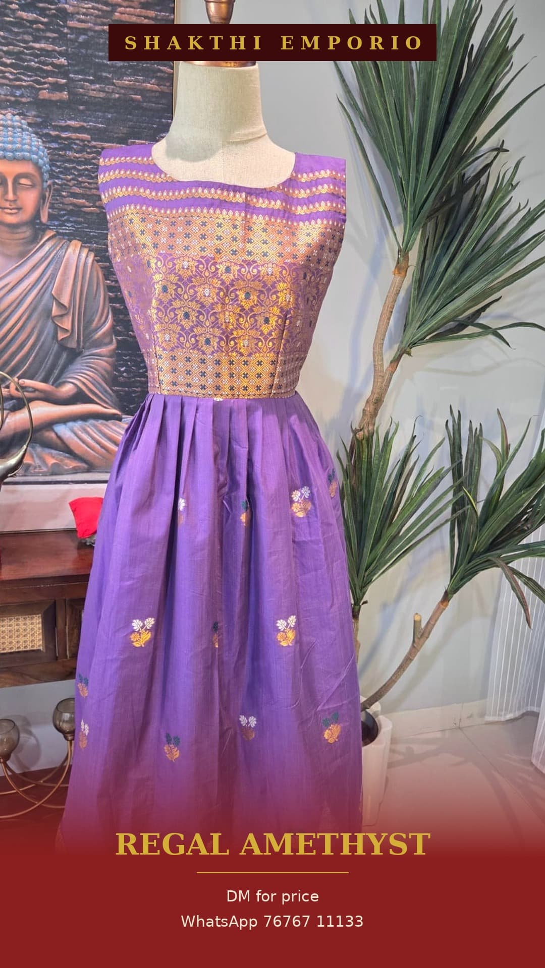 Mango Gold Festive Saree from Shakthi Emporio